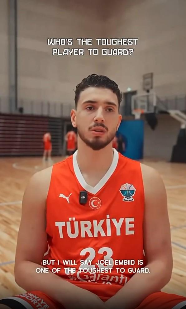 Kaiyun官网-申京：NBA中恩比德最难防守；我状态好时在NBA无人可挡